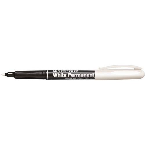 Centropen 2686 feh&eacute;r permanent marker