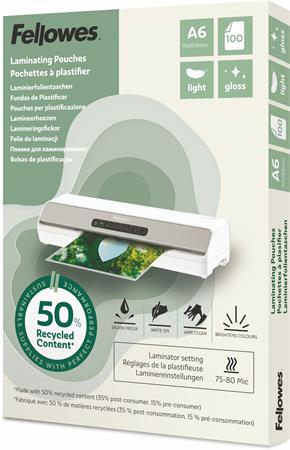 Reco A6 80mic 100 db/doboz lamin&aacute;l&oacute; f&oacute;lia