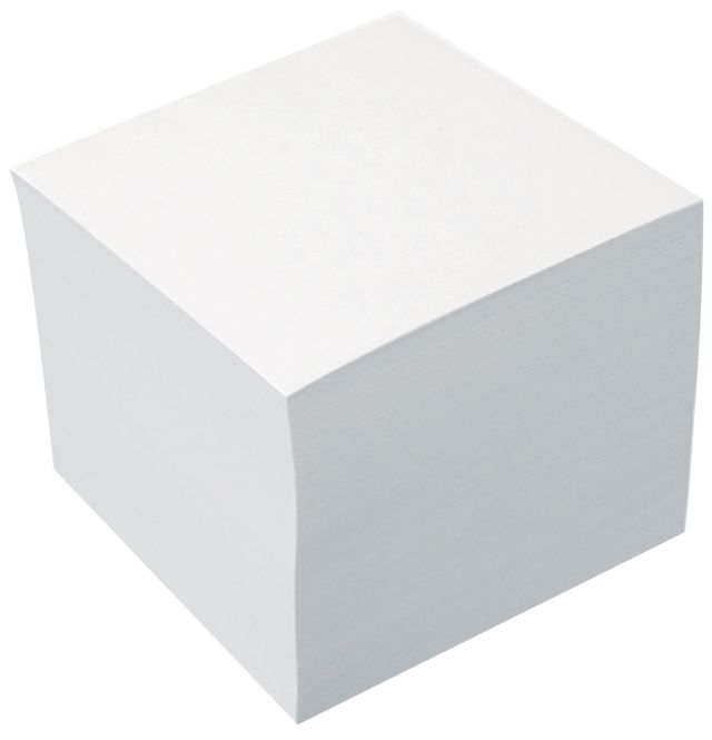 Ragasztott famentes, feh&eacute;r 9 x 9 x 9 cm kockat&ouml;mb