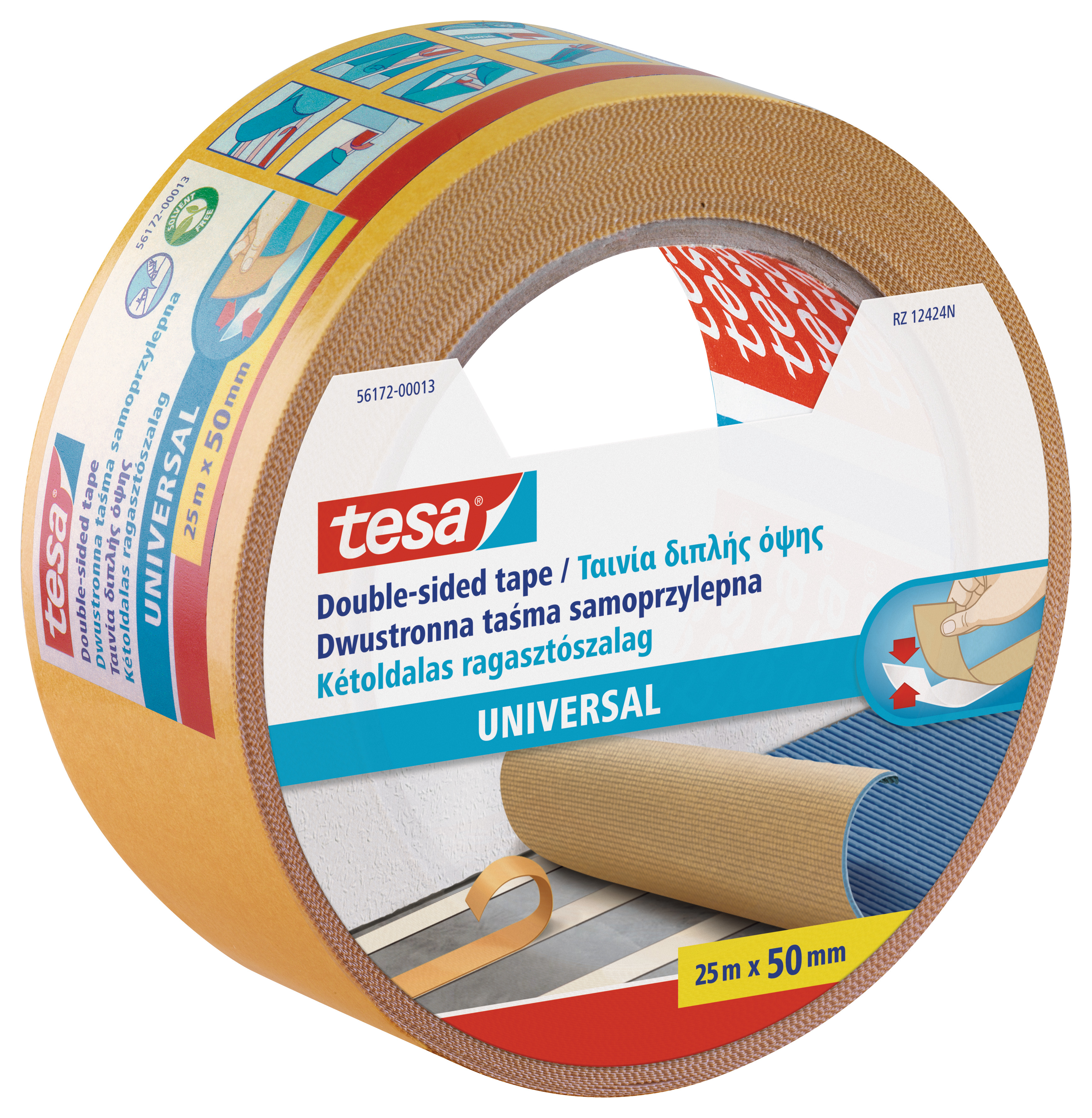 Tesa 56172 50mmx25 m k&eacute;toldalas tapad&oacute; ragaszt&oacute;szalag