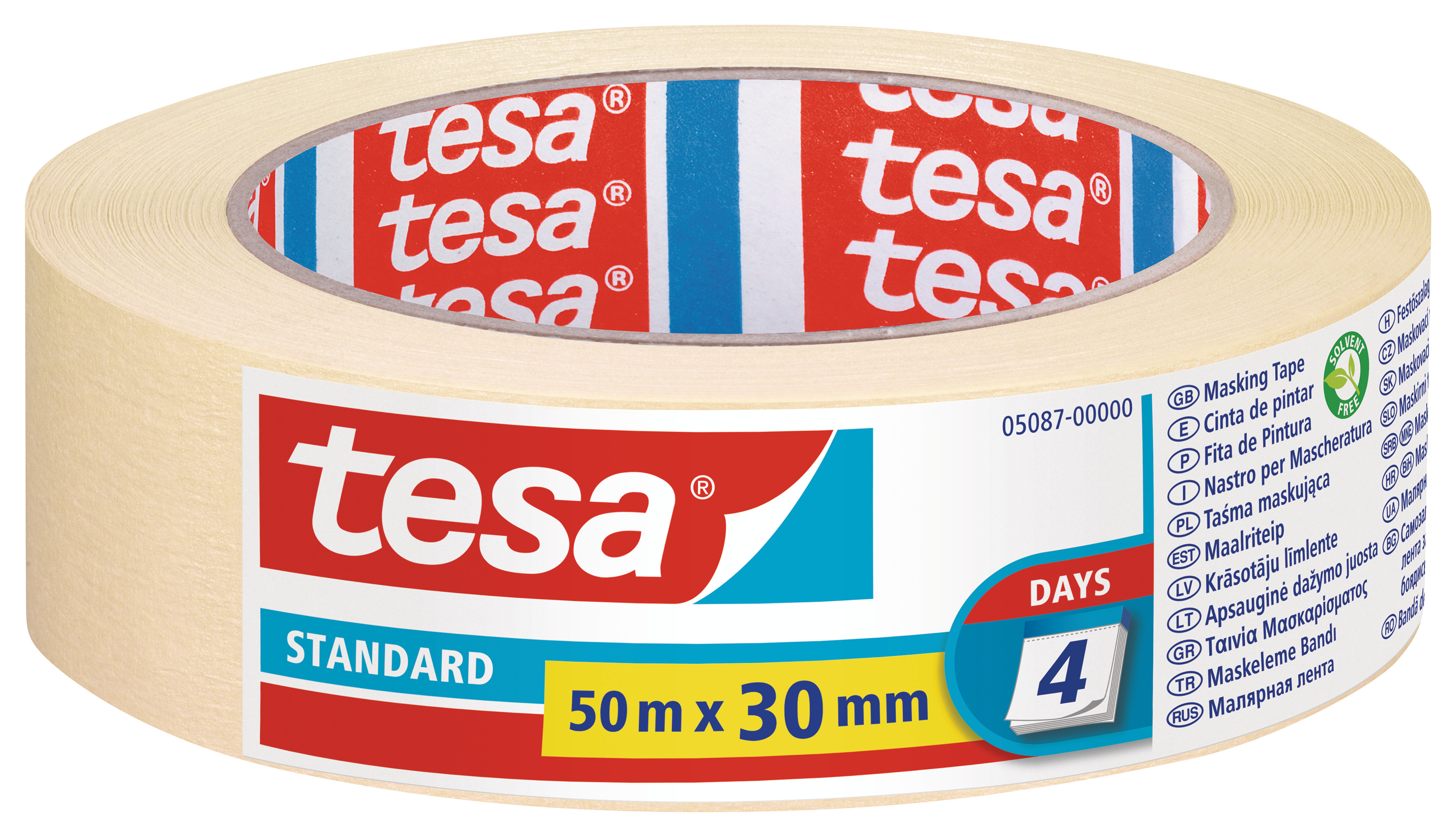 Tesa 05087 30mmx50 m univerz&aacute;lis festő-, m&aacute;zol&oacute;szalag