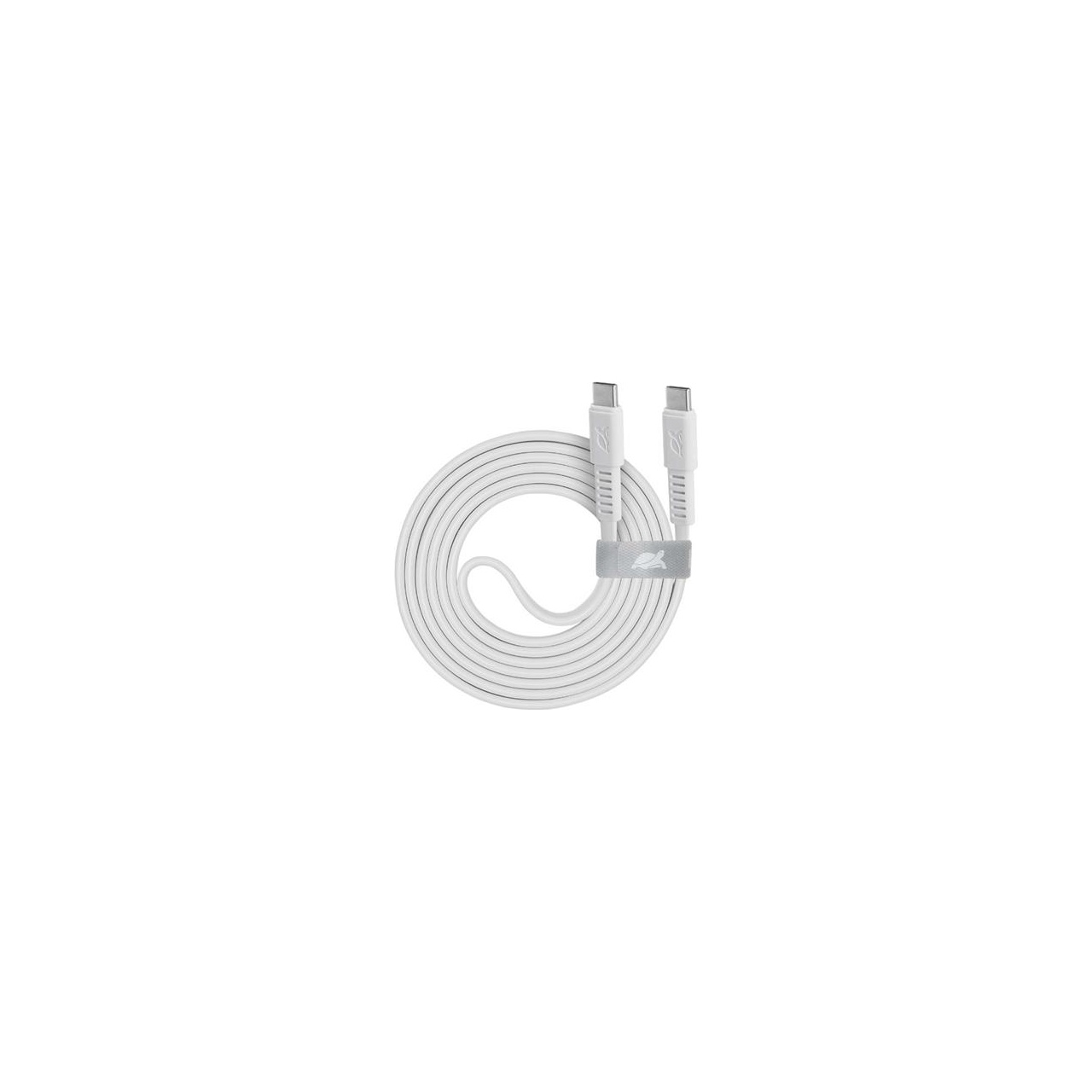 Rivacase USB C-USB C 1,2m feh&eacute;r t&ouml;ltők&aacute;bel