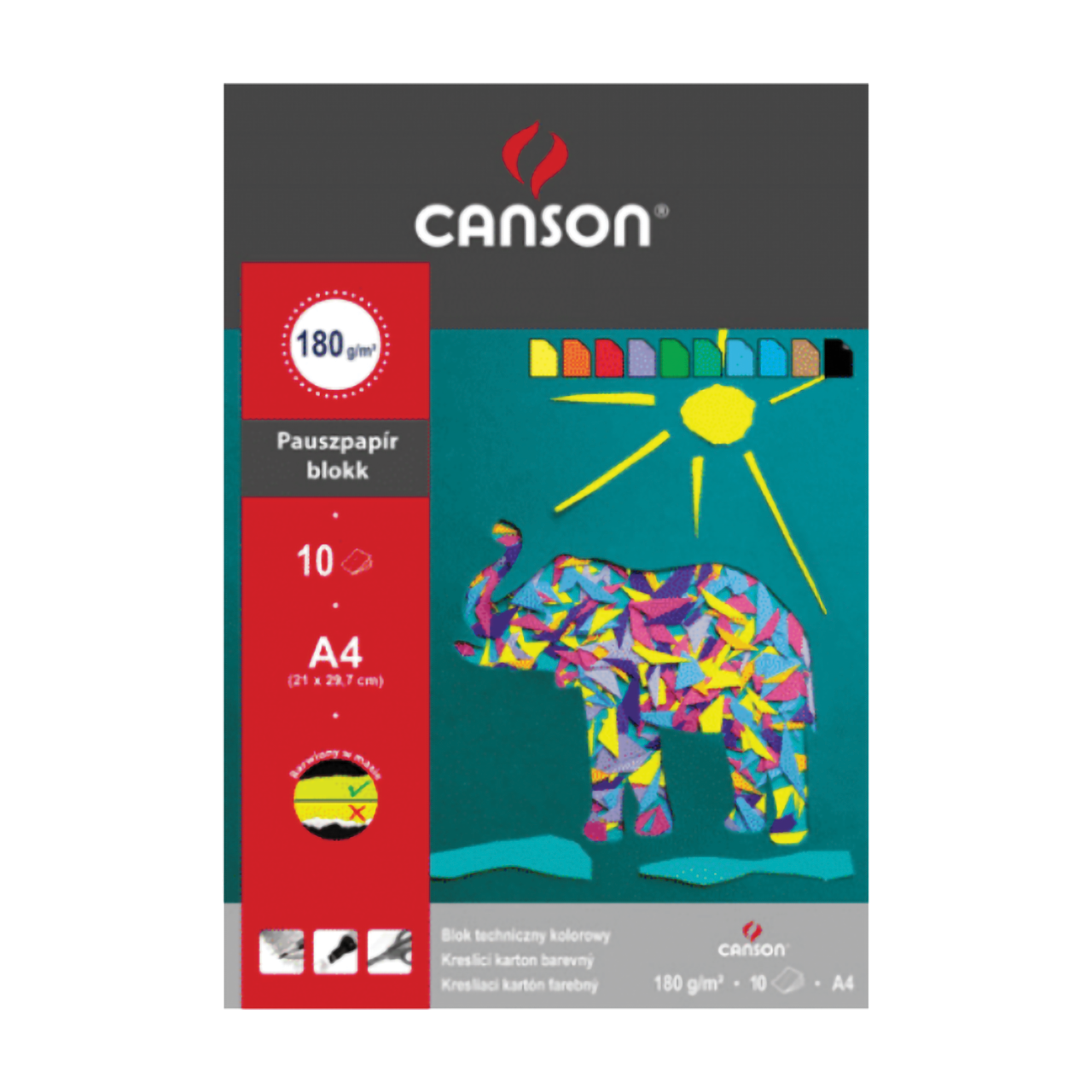 Canson Student A3 10&iacute;v sz&iacute;nes fot&oacute;kartonblokk