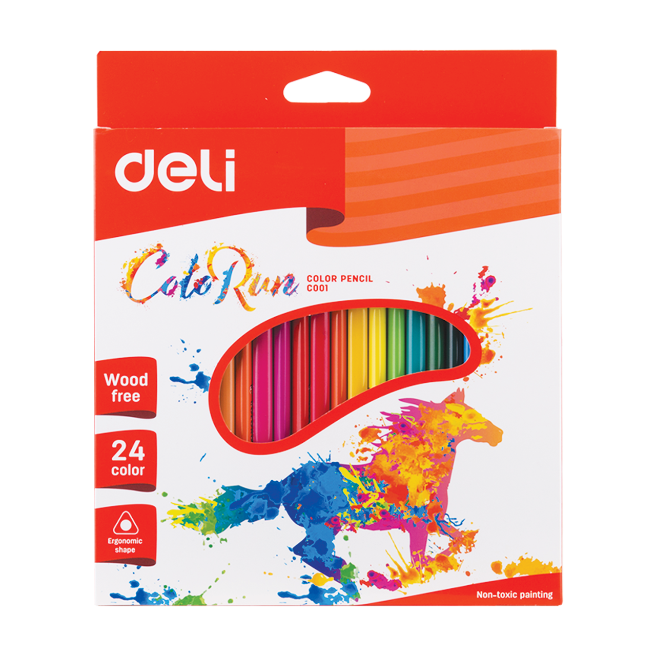 Deli ColorRun 24db-os sz&iacute;nesceruza k&eacute;szlet