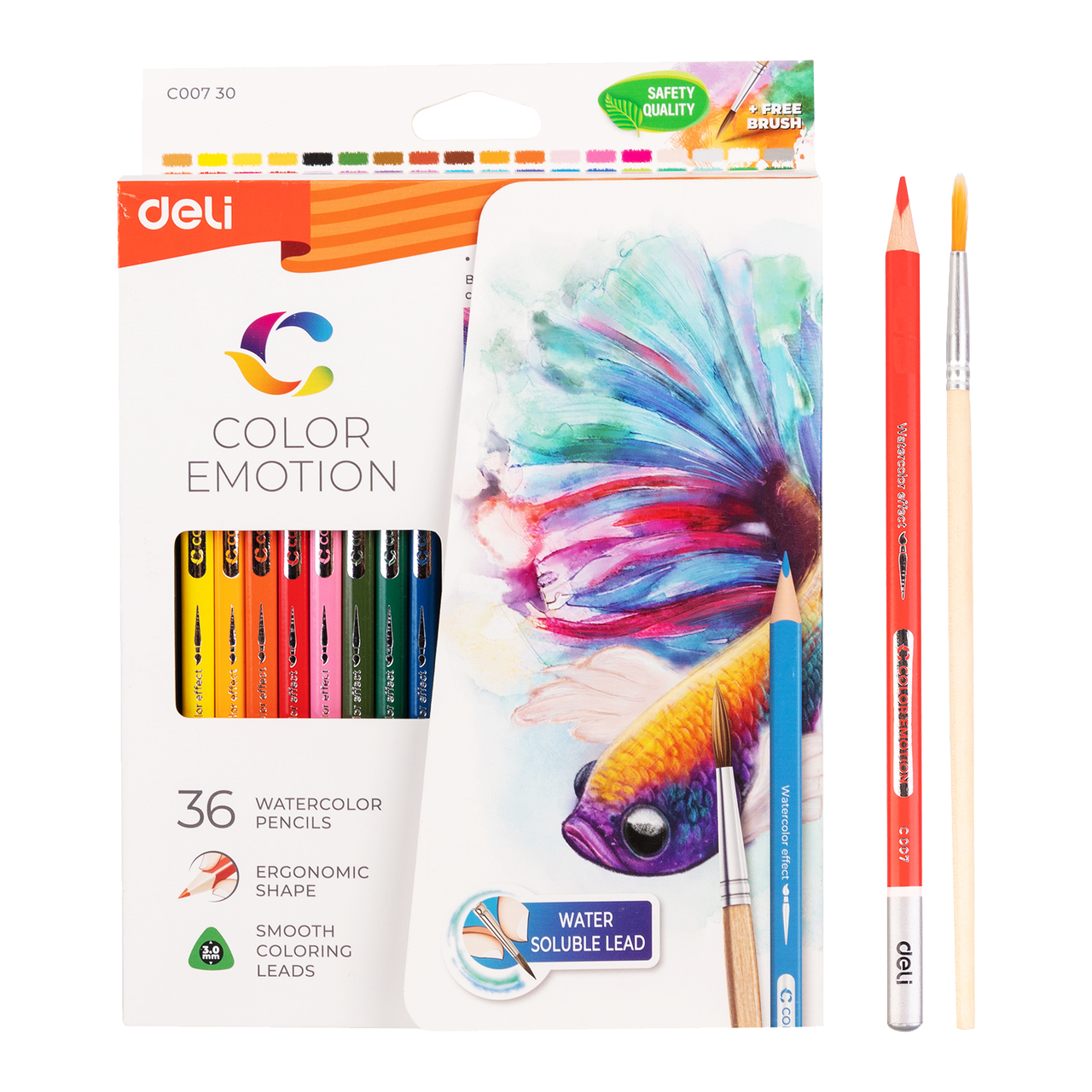 Deli Color Emotion 36 db-os akvarellceruza k&eacute;szlet