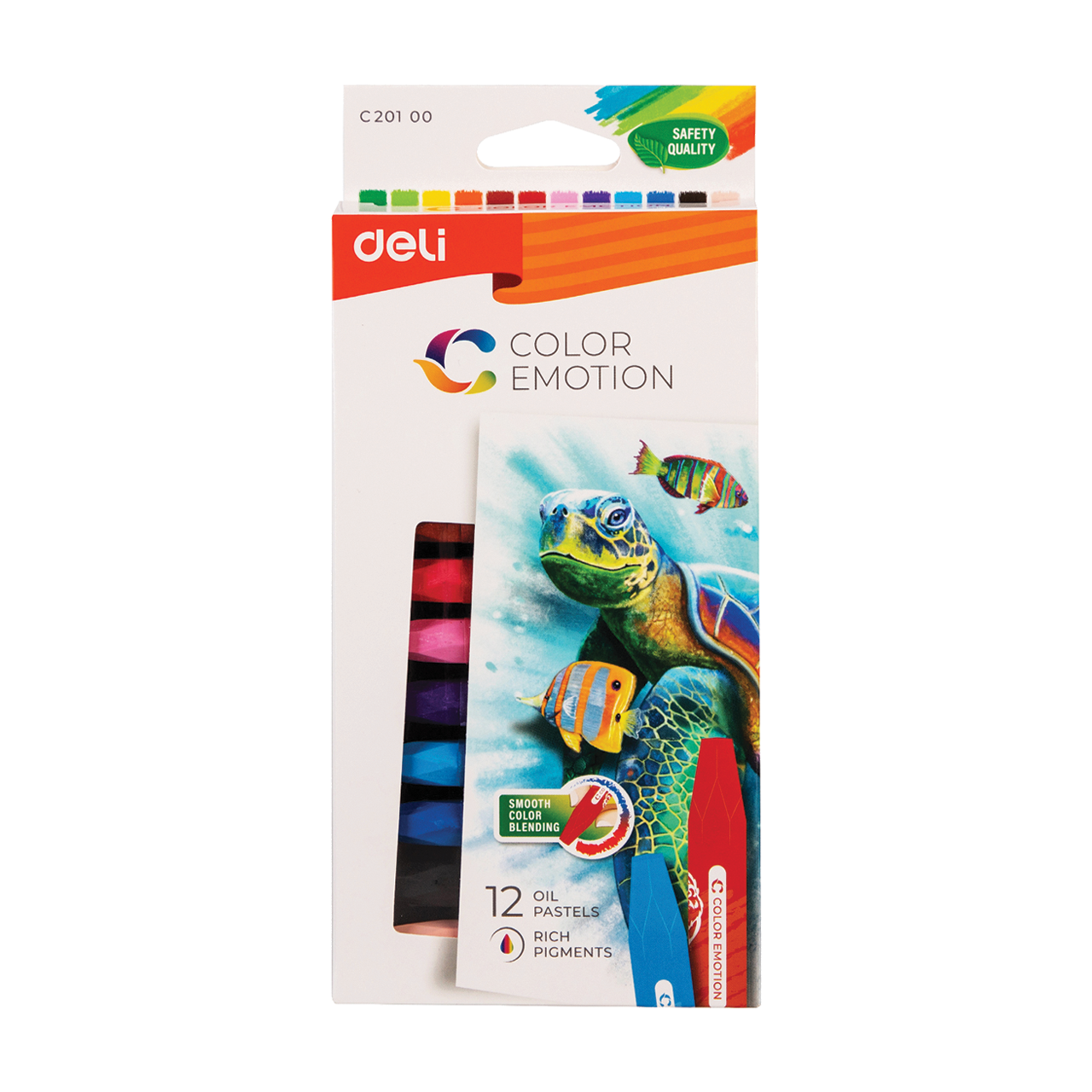 Deli Color Emotion 12db-os olajpasztellkr&eacute;ta-k&eacute;szlet