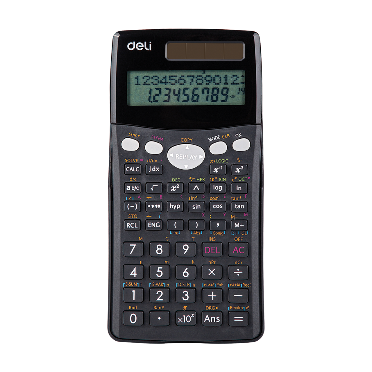 Deli Core D-100MS 300 funkci&oacute;s fekete tudom&aacute;nyos sz&aacute;mol&oacute;g&eacute;p