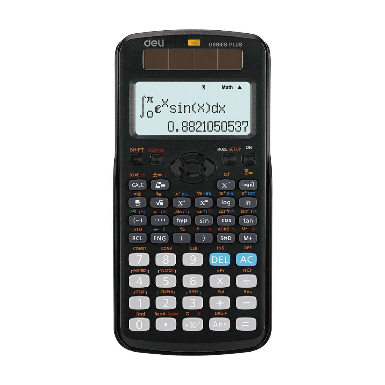 Deli Ultimate D991ES PLUS 417 funkci&oacute;s fekete tudom&aacute;nyos sz&aacute;mol&oacute;g&eacute;p