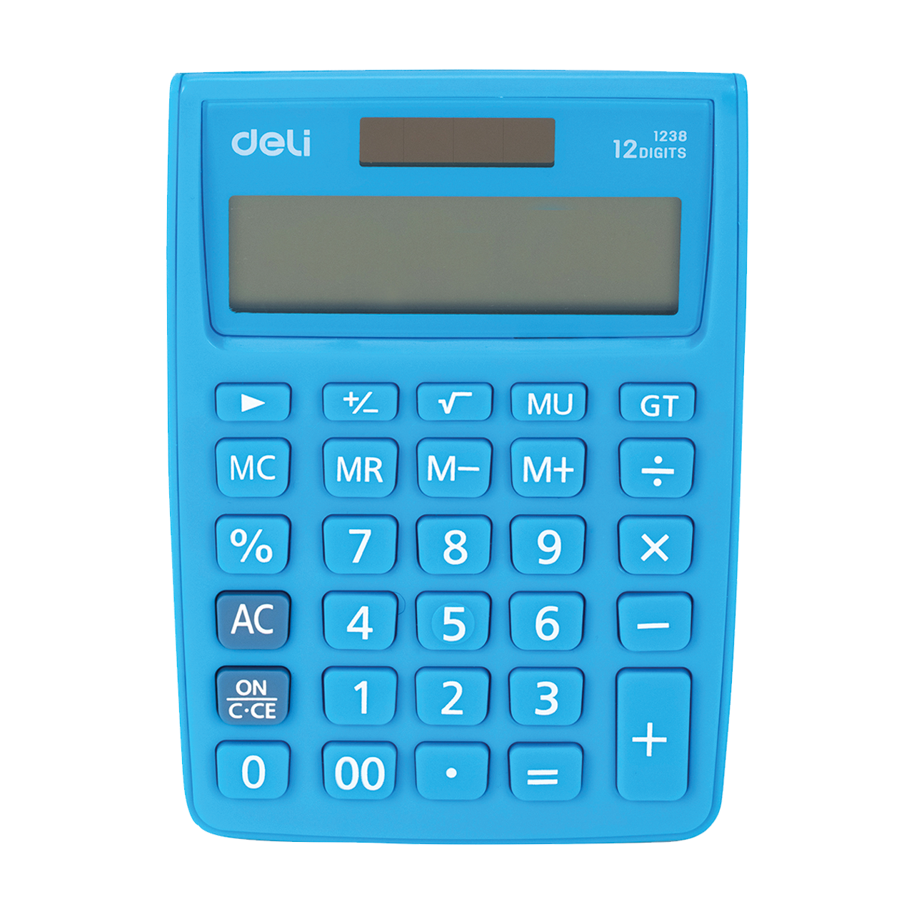 Deli 12 digit, k&eacute;k asztali sz&aacute;mol&oacute;g&eacute;p