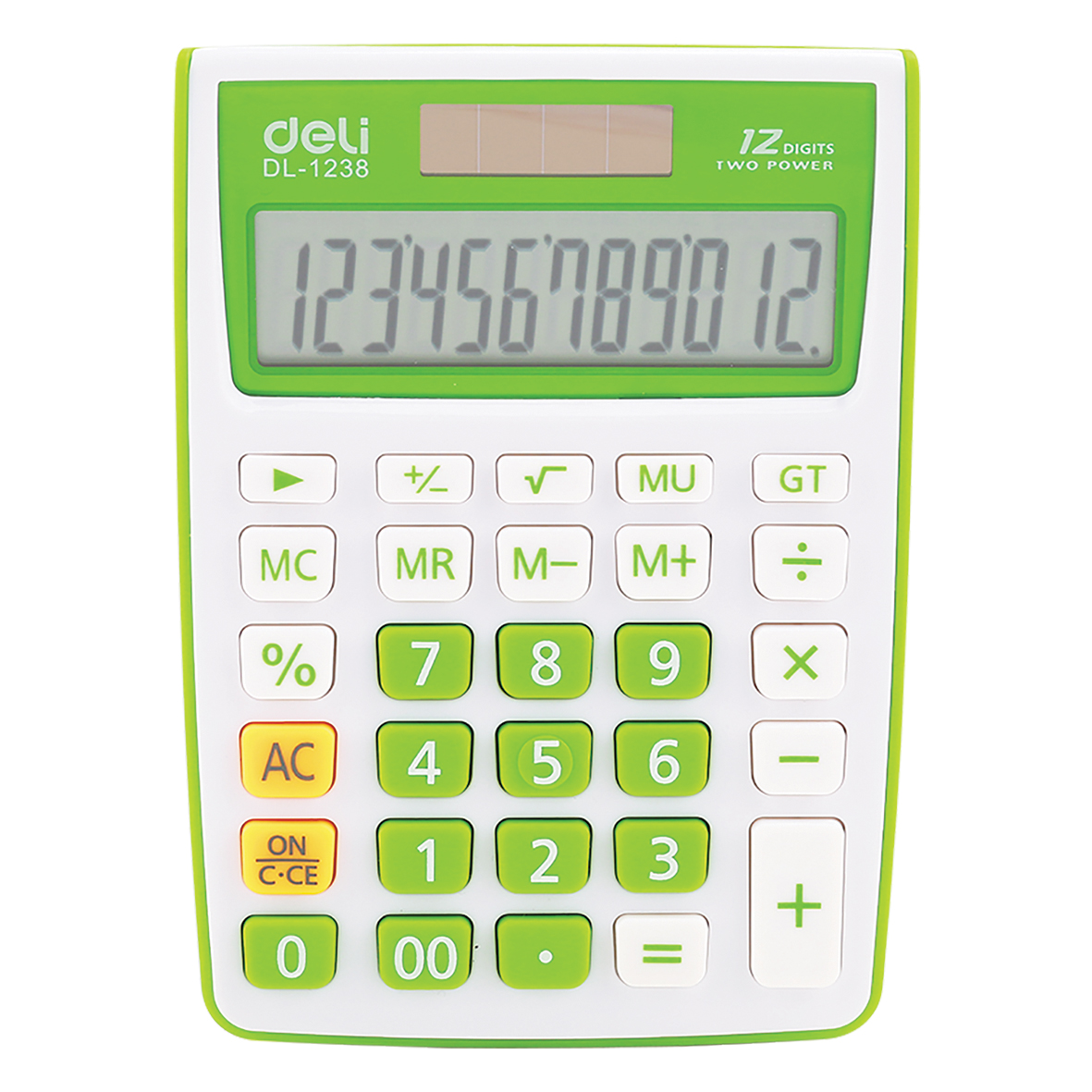 Deli Touch 12 digit z&ouml;ld asztali sz&aacute;mol&oacute;g&eacute;p