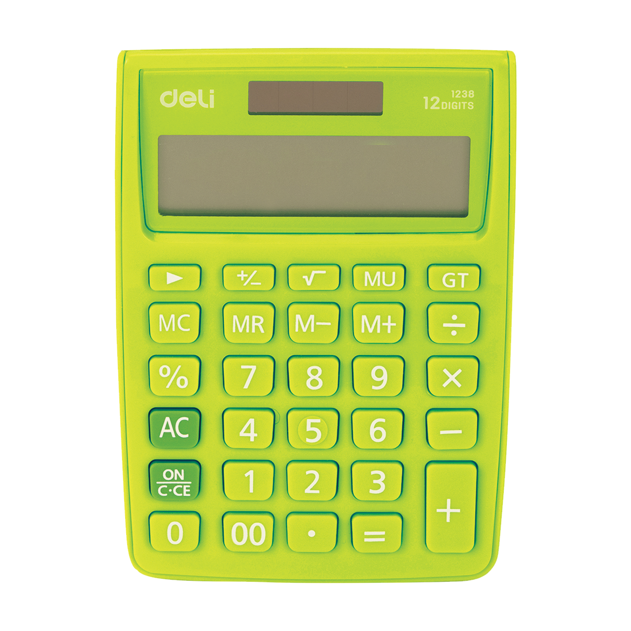 Deli 12 digit, z&ouml;ld asztali sz&aacute;mol&oacute;g&eacute;p