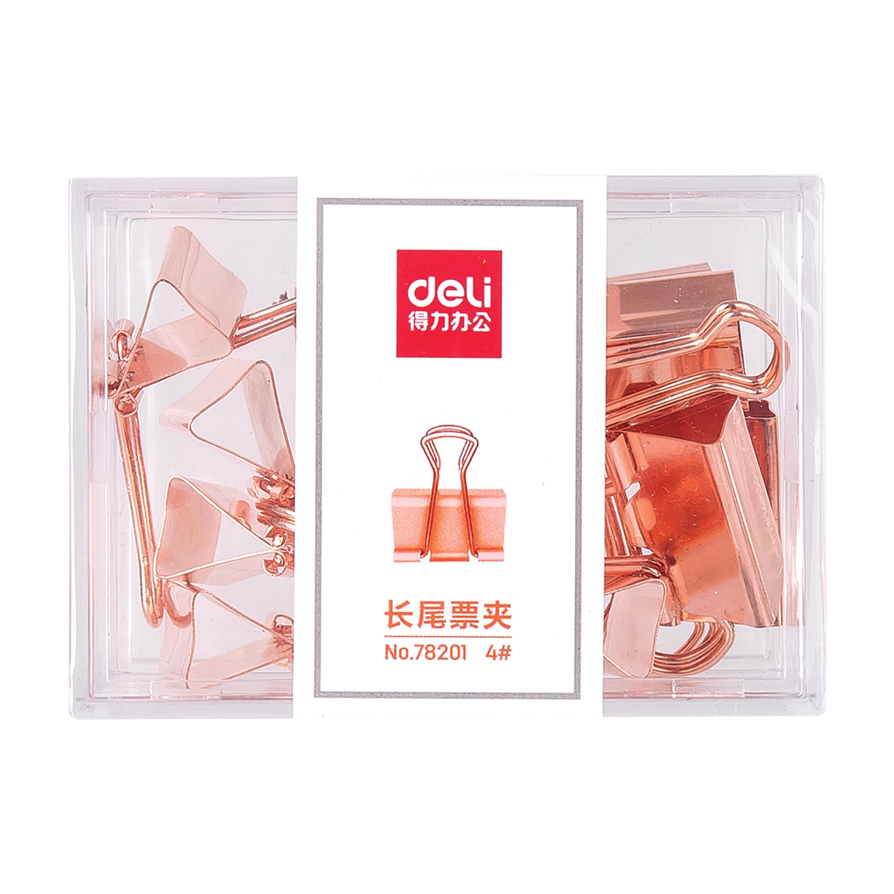 Deli Rose Gold 25mm 12db iratcsipesz