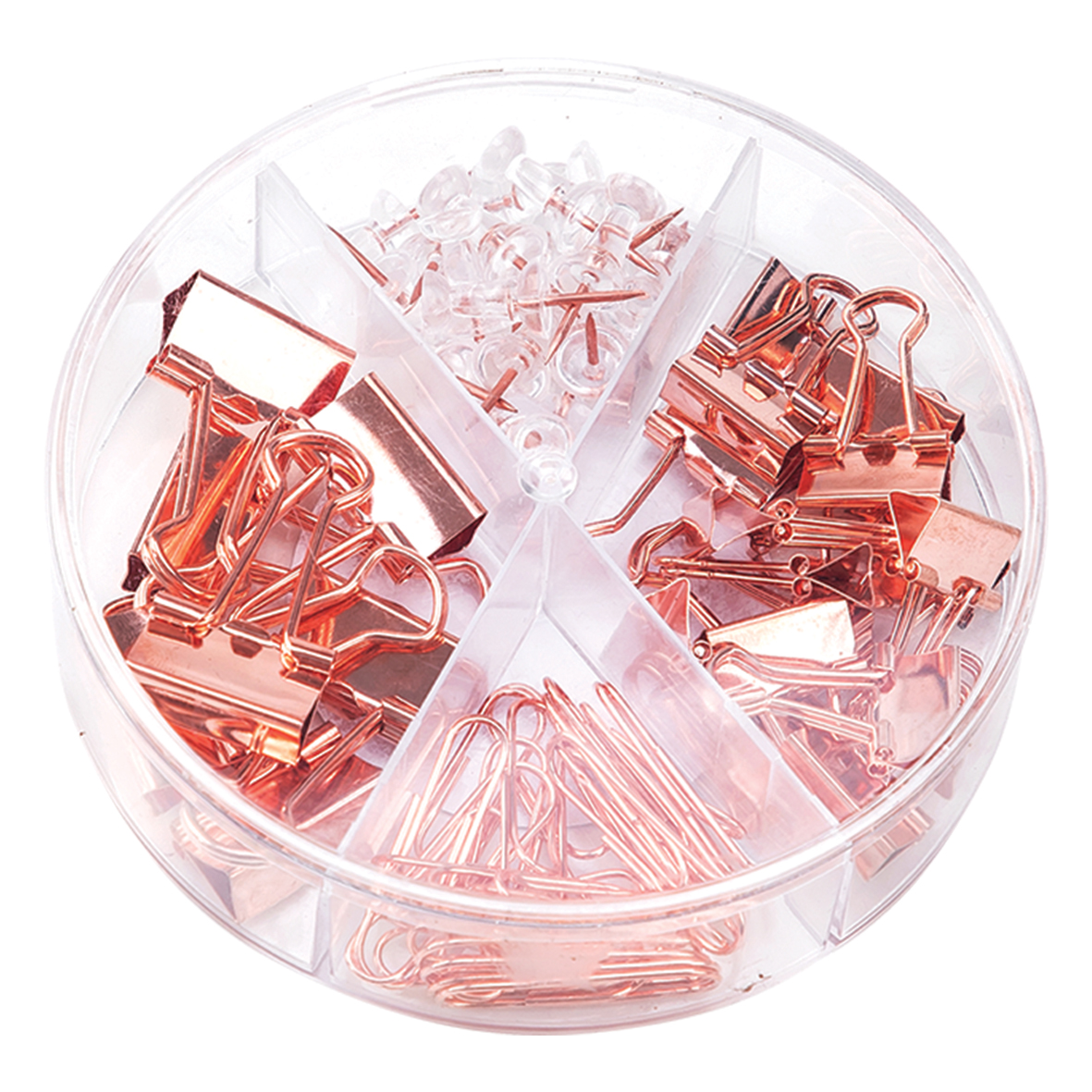 Deli rose gold 72 db-os &iacute;r&oacute;asztal kieg&eacute;sz&iacute;tő k&eacute;szlet