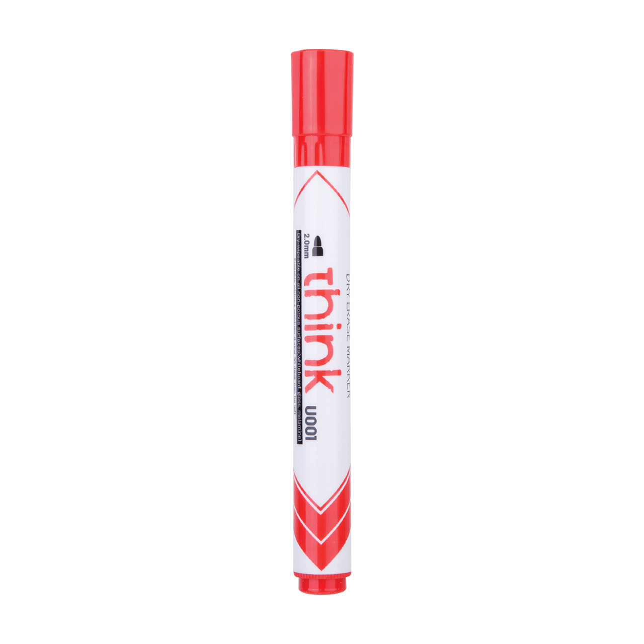 Deli Think 2-3 mm kerek hegyű piros t&aacute;blafilc