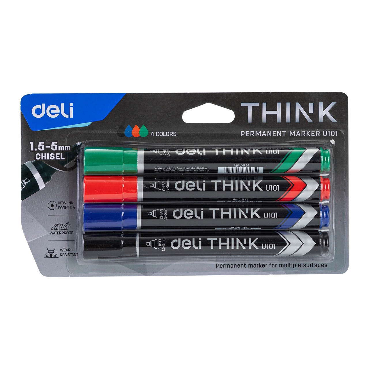 Deli Think C 4db-os permanent marker k&eacute;szlet