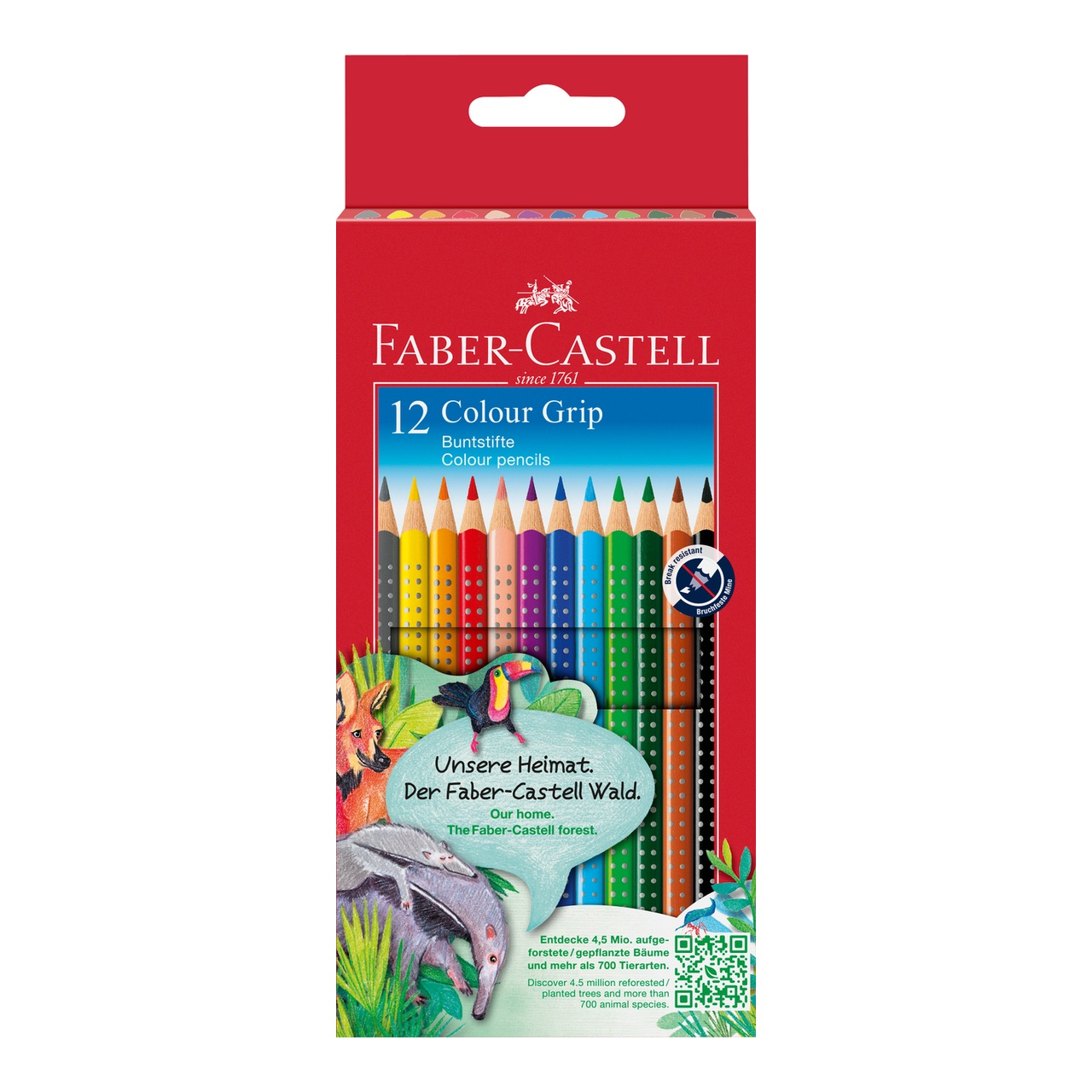 Faber-Castell Grip 2001 12db-os sz&iacute;nesceruza k&eacute;szlet