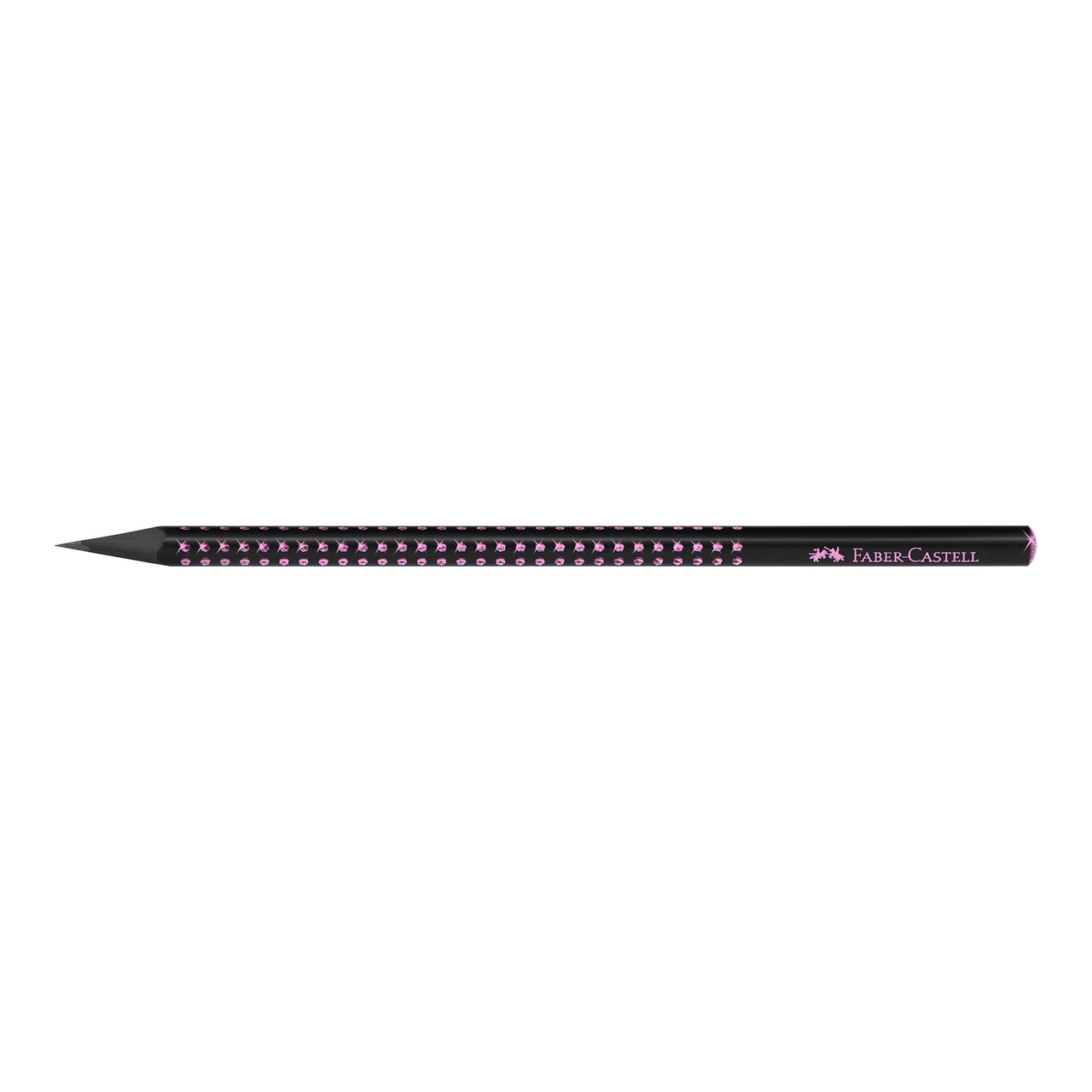 Faber-Castell Sparkle Midnight B h&aacute;romsz&ouml;gletű fekete/r&oacute;zsa grafitceruza