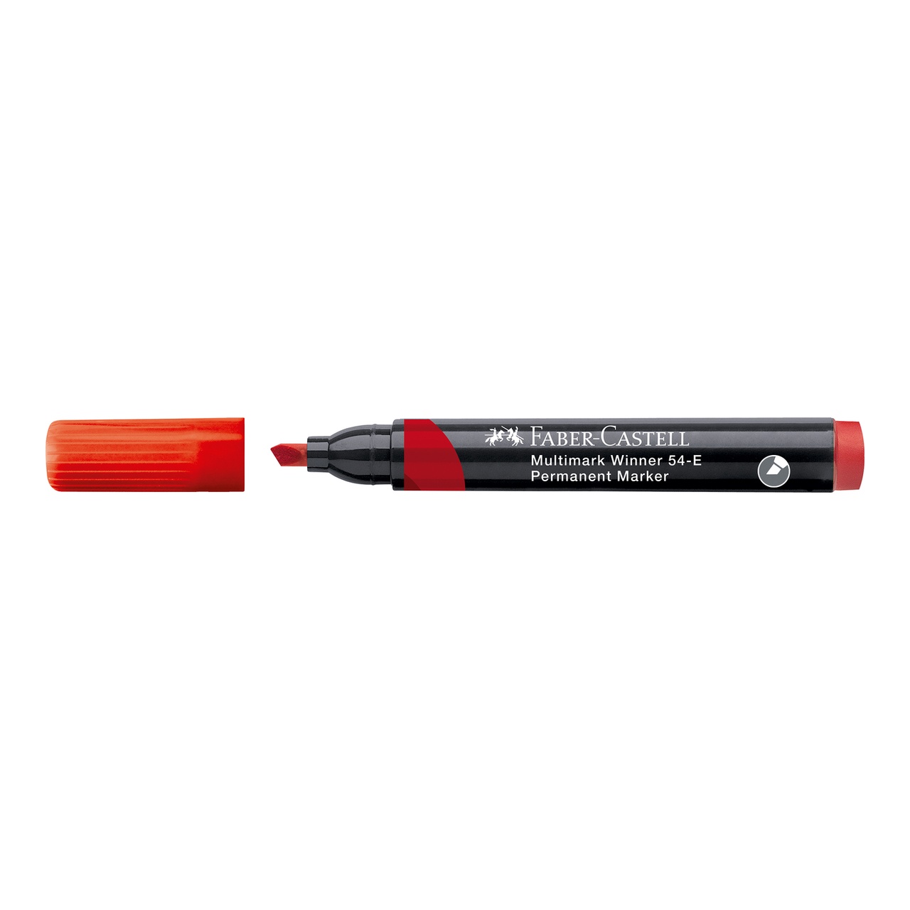 Faber-Castell Winner 54 v&aacute;gott hegyű piros permanent marker