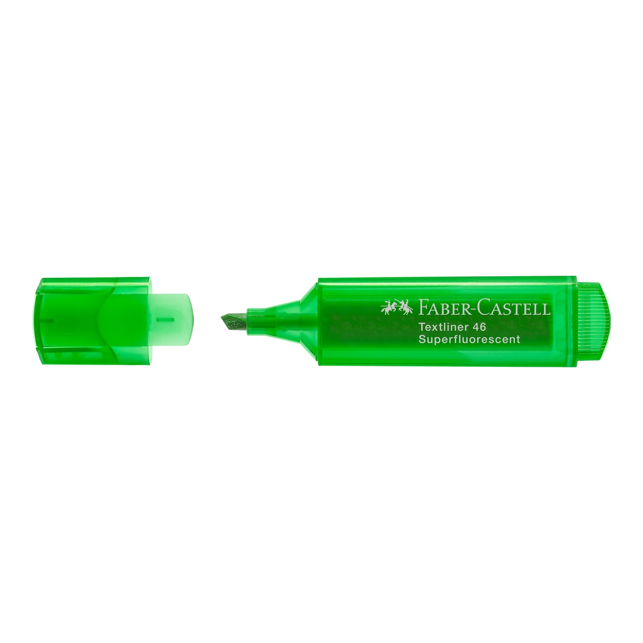 Faber-Castell 46 Superflourescent z&ouml;ld sz&ouml;vegkiemelő