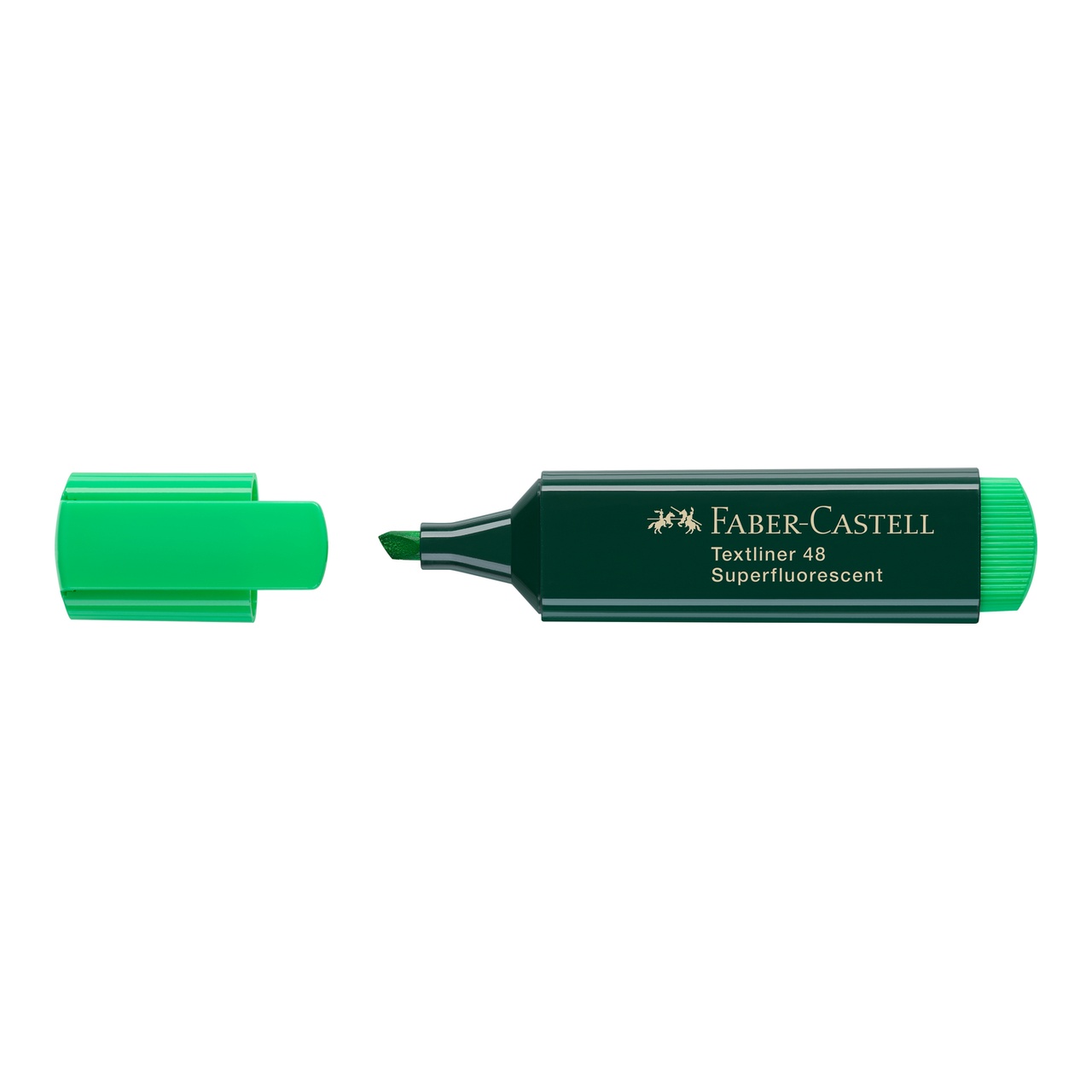 Faber-Castell 48 Superflourescent z&ouml;ld sz&ouml;vegkiemelő