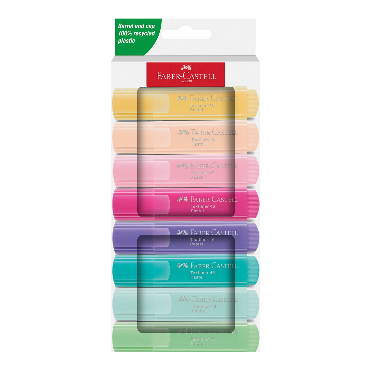Faber-Castell 46 Pastel 8db-os sz&ouml;vegkiemelő k&eacute;szlet