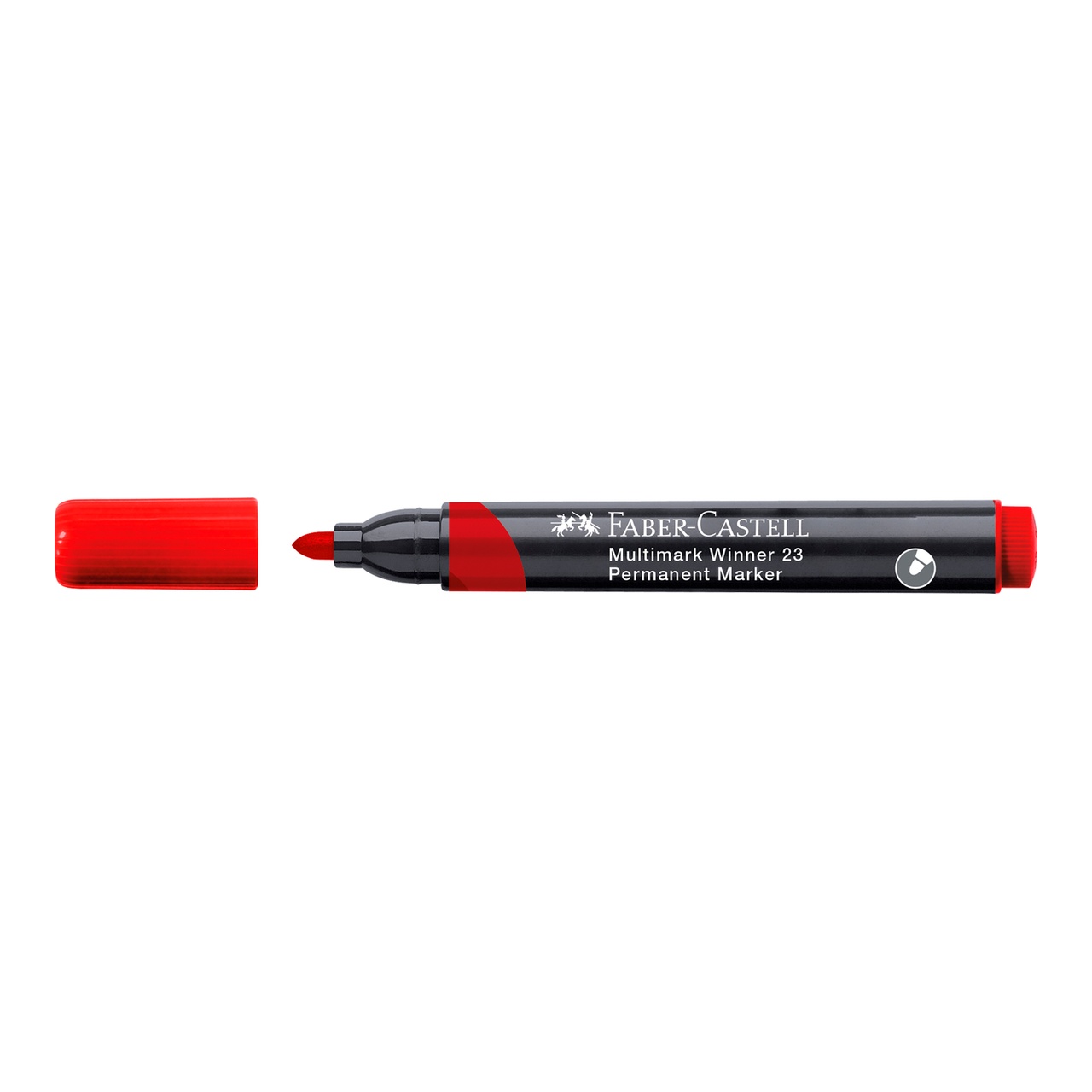 Faber-Castell Winner 23 kerek hegyű piros permanent marker