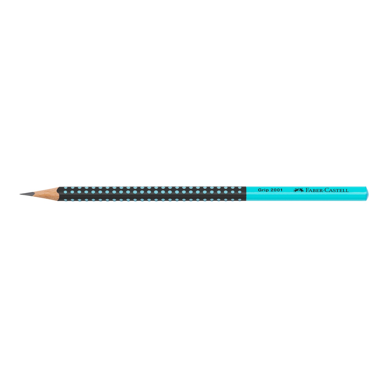 Faber-Castell Grip Two Tone 2001 h&aacute;romsz&ouml;gletű fekete/t&uuml;rkiz HB grafitceruza