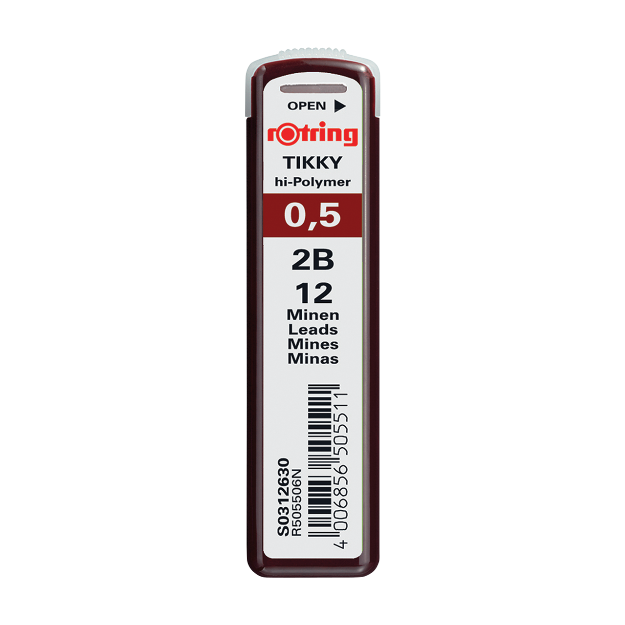 Rotring 0,5mm 2B 12db-os nyom&oacute;sir&oacute;n bet&eacute;t