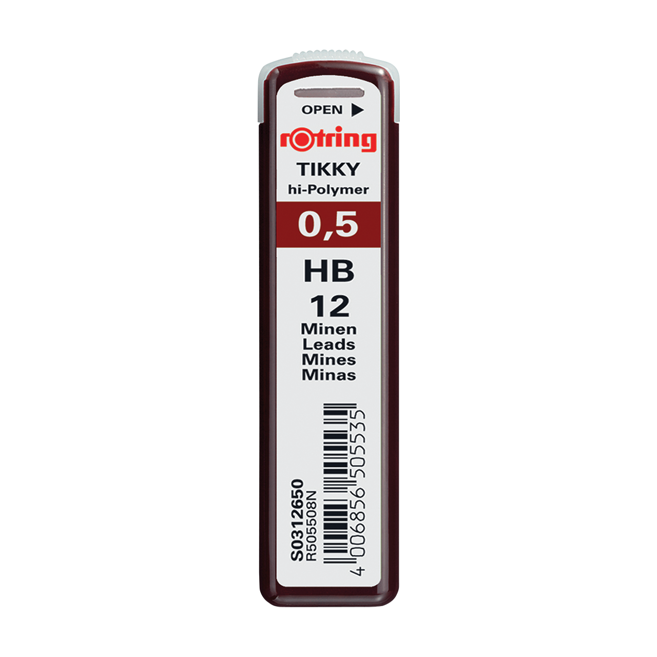 Rotring 0,5mm HB 12db-os nyom&oacute;sir&oacute;n bet&eacute;t