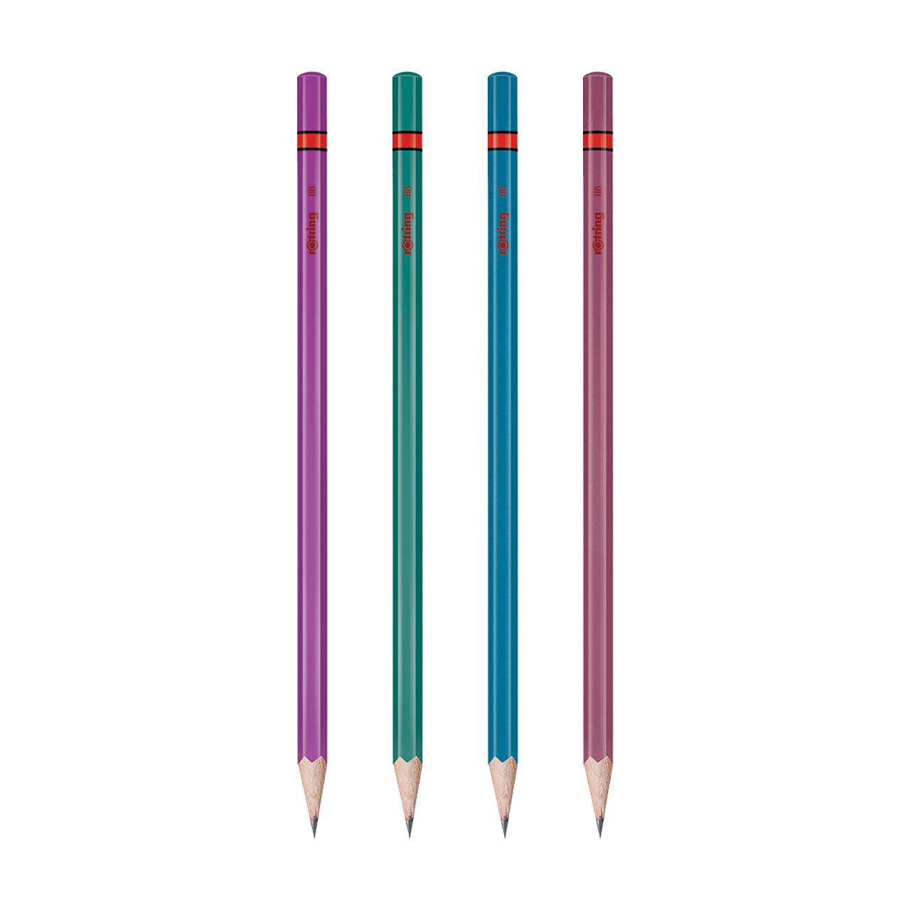 Rotring Metallic HB hatsz&ouml;gletű vegyes sz&iacute;nű grafitceruza